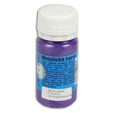 Univerzální barva - metalická 40 g barva fialová