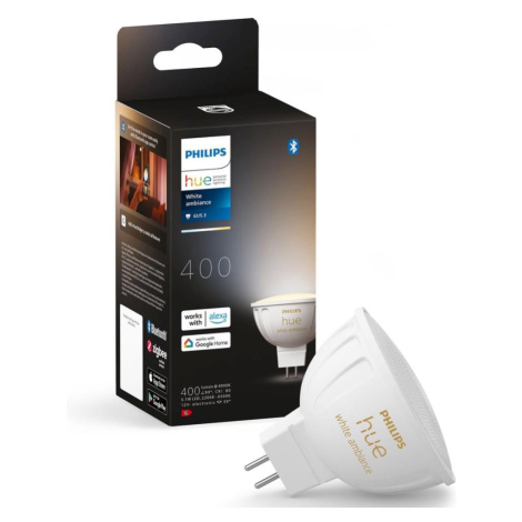 Philips Chytrá žárovka Hue 5,1 W, MR16, GU5,3, White Ambiance