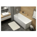 BO-MA koberce Protiskluzová koupelnová předložka 3D 0133 White - 40x50 cm