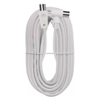 Anténní koaxiální kabel Emos S31510, 90°, 15m