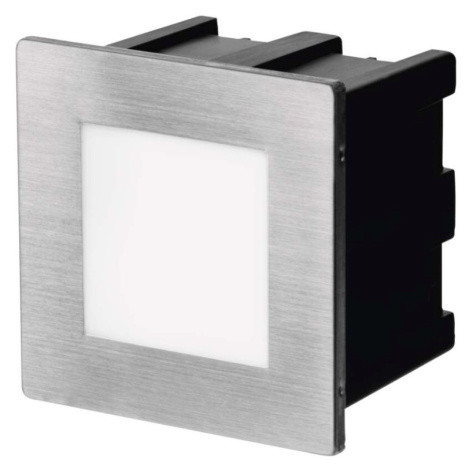LED orientační svítidlo AMAL vestavné, 8 x 8 cm, 1,5 W, teplá bílá, IP65 EMOS