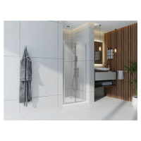 Dveře sprchové Wecco 1000 mm lesklý hliník/matné sklo