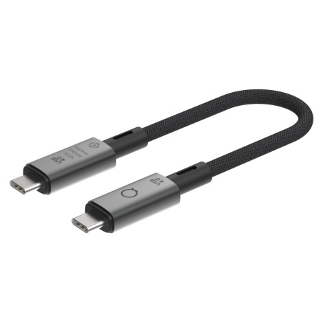 Linq LQ48028 USB4 PRO, 0,3m, šedý Černá