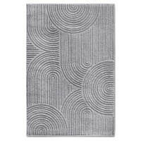 Šedý koberec 160x235 cm Chappe Light Grey – Elle Decoration