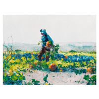 Obrazová reprodukce The Pumpkin Picker, Winslow Homer, 40 × 30 cm