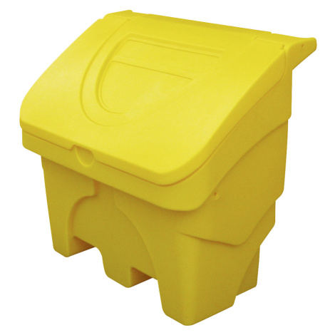 eurokraft basic Skladovací nádoba na posypový materiál, obsah 130 l, žlutá, od 3 ks