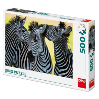 Dino puzzle tři zebry 500 dílků
