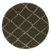 Mint Rugs - Hanse Home koberce Kusový koberec Allure 104404  Olive/Green - 120x120 (průměr) kruh