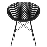 Kartell - Židle Smatrik Outdoor, černá/černá