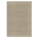 Flair Rugs koberce Kusový ručně tkaný koberec Tuscany Textured Wool Border Natural - 160x230 cm