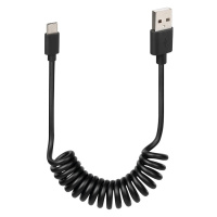 Lampa Kabel USB typ C 100cm černá OL-38702