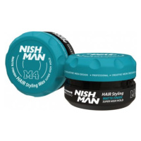Nishman Hair Styling Wax Matte Finish Super High Hold M4 - matný vosk na vlasy s extra silnou fi