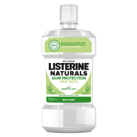LISTERINE Naturals Gum Protection Mild Taste ústní voda 500ml