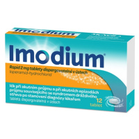 IMODIUM® Rapid 2 mg tablety dispergovatelné v ústech 12 ks