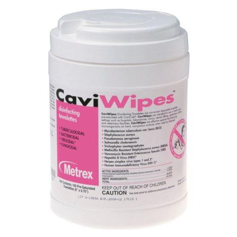 CaviWipes dezinfekční ubrousky (dóza), 160ks