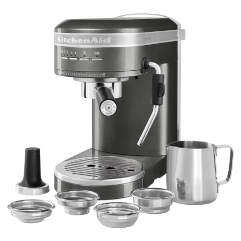 Pákový kávovar KitchenAid Artisan 5KES6503 - stříbřitě šedá