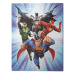 Obraz na plátně DC Comics - Justice League - Supreme Team, (60 x 80 cm)