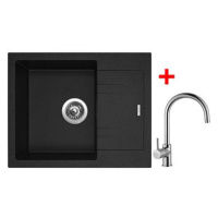 Sinks Linea 600 Granblack + Vitalia