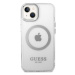 Guess GUHMP14MHTRMS hard silikonové pouzdro iPhone 14 PLUS 6.7" silver Metal Outline Magsafe