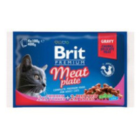 Brit Premium Cat Kapsa Meat Plate 400g (4x100g)
