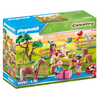 PLAYMOBIL - Oslava narozenin na farmě s poníky