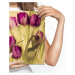 Plátno Tulipány V Retro Stylu Varianta: 100x70