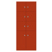 BISLEY LateralFile™ Lodge, s 8 uzamykatelnými boxy, výška 6 x 375 mm, 2 x 755 mm, sevillská