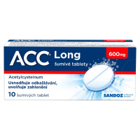 ACC ® LONG 600 mg 10 šumivých tablet