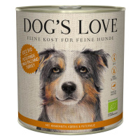 Dog's Love Bio krůtí maso s amarantem, dýní a petrželkou 12x800g