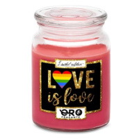 IMPAR Svíčka s vůní višní v čokoládě - LGBT Love is love 500 g