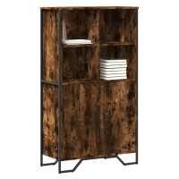 vidaXL Highboard kouřový dub 79,5 x 35,5 x 137,5 cm kompozitní dřevo