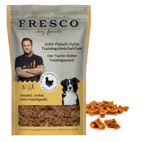 Martin Rütter tréninkové kostičky - 3 x kuřecí (150 g) Fresco Dog Foods