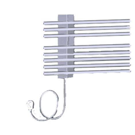 Radiátor elektrický Elvl Liner 39,5x55 cm metalická stříbrná LINERMS