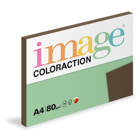 Image Coloraction papír pro výtvarné potřeby A4/80g, Brown - Sytá hnědá, 100 listů