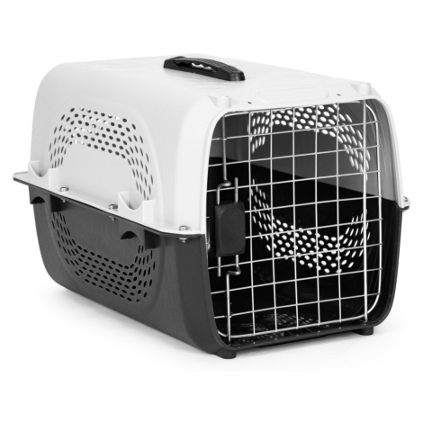 Přepravní box pro kočky a psy PETSI bílá/černá