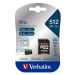 Verbatim MicroSDXC 512GB Pro + SD adaptér