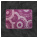 Top textil Koupelnová předložka Comfort 50x80cm - růžové kruhy