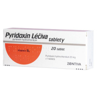 Pyridoxin Léčiva 20mg 20 tablet