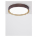 NOVA LUCE stropní svítidlo LUTON kávově hnědý hliník matný bílý akrylový difuzor LED 47W 230V 30