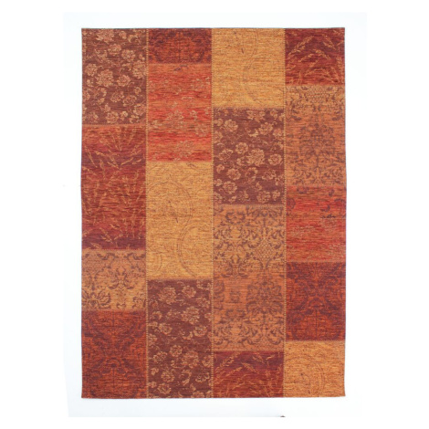 Flair Rugs koberce Kusový koberec Manhattan Patchwork Chenille Terracotta - 200x290 cm