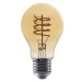 LED filament žárovka Amber A60 4 W/230 V/E27/1800 K/270 lm/360°/Dim