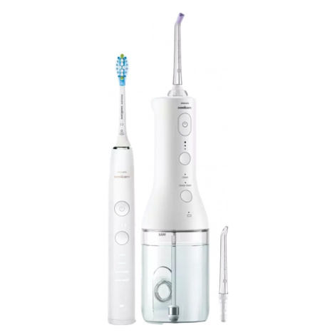 Set ústní sprcha Philips Sonicare Power Flosser a zubní kartáček Philips HX3886/41 Sonicare 9000