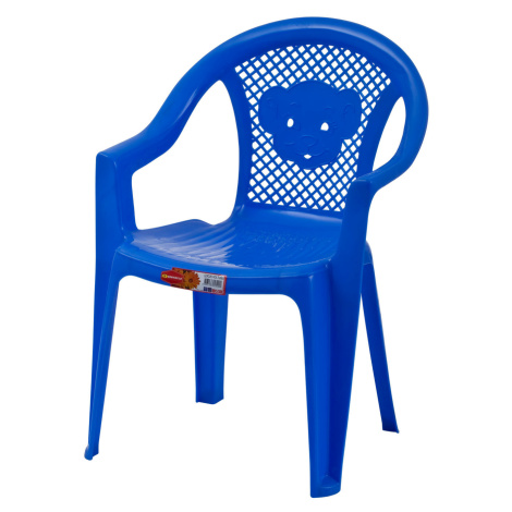 ASIR Dětská zahradní židle CHILD modrá