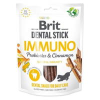 Pochoutka Brit Dental Stick Immuno s Probiotiky a Skořicí 7ks