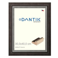 DANTIK rámeček 30 × 40, AMALFI černý plexi čiré