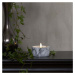 Šedo-bílá betonová LED svíčka Star Trading Flamme Marble, výška 7,5 cm