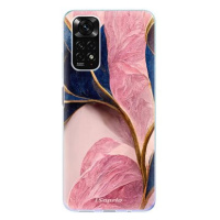 iSaprio Pink Blue Leaves pro Xiaomi Redmi Note 11 / Note 11S