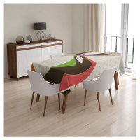 Sablio Ubrus Retro abstrakce - 130x130 cm