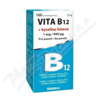 Vita B12+kyselina listová 1mg/400mcg tbl.100