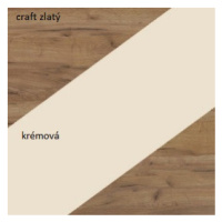 ArtCross Komoda NOTTI | 02 Barva: craft zlatý / krémová / craft zlatý